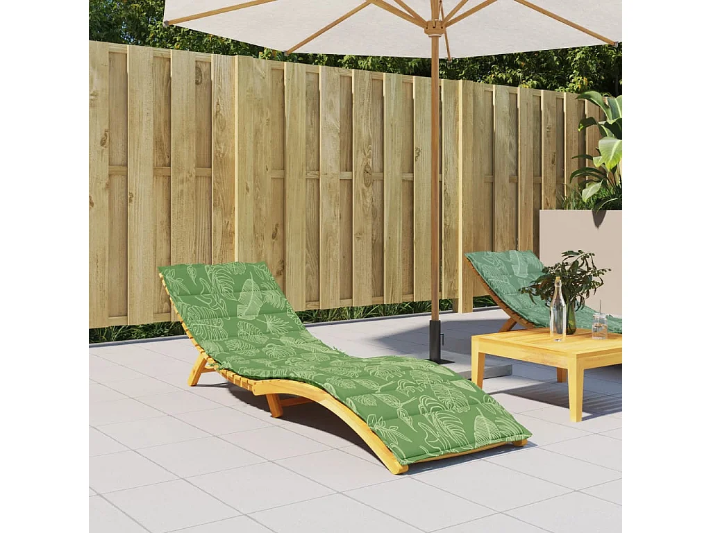 Coussin de chaise longue motif de feuilles tissu oxford OFR56904