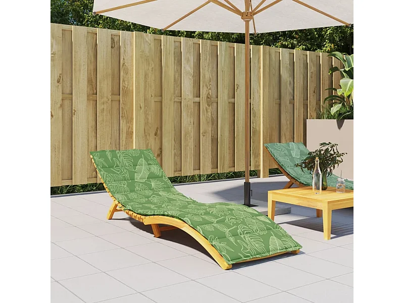 Almofadão p/ espreguiçadeira tecido oxford padrão folhas PT603374