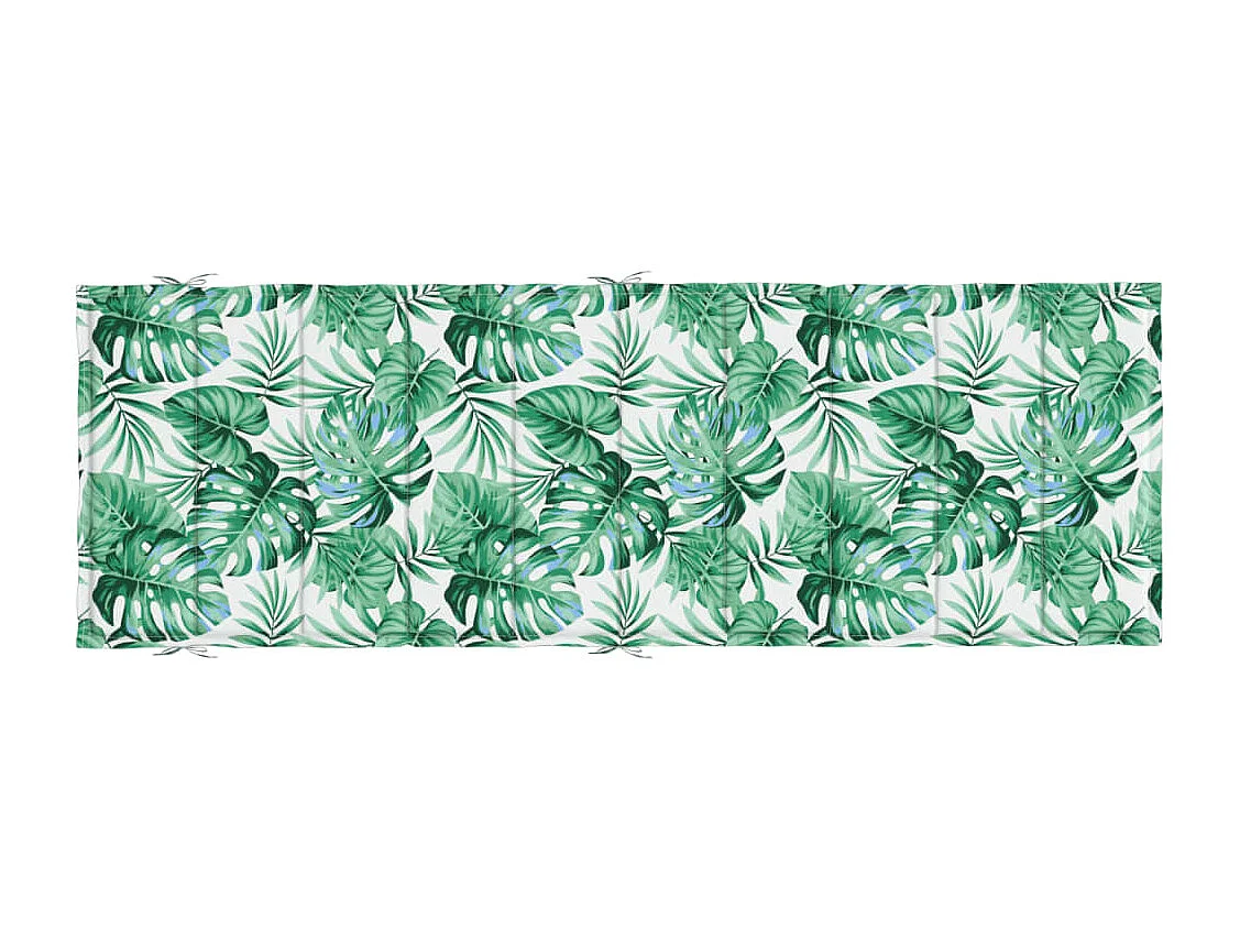 Almofadão p/ espreguiçadeira tecido oxford padrão folhas PT499318