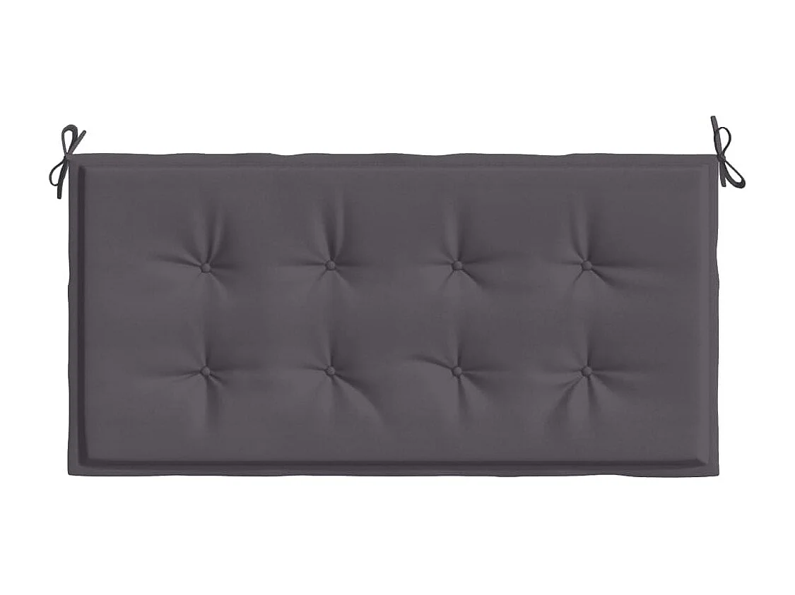 Coussin de banc de jardin anthracite 100x50x3 cm tissu oxford OFR95266