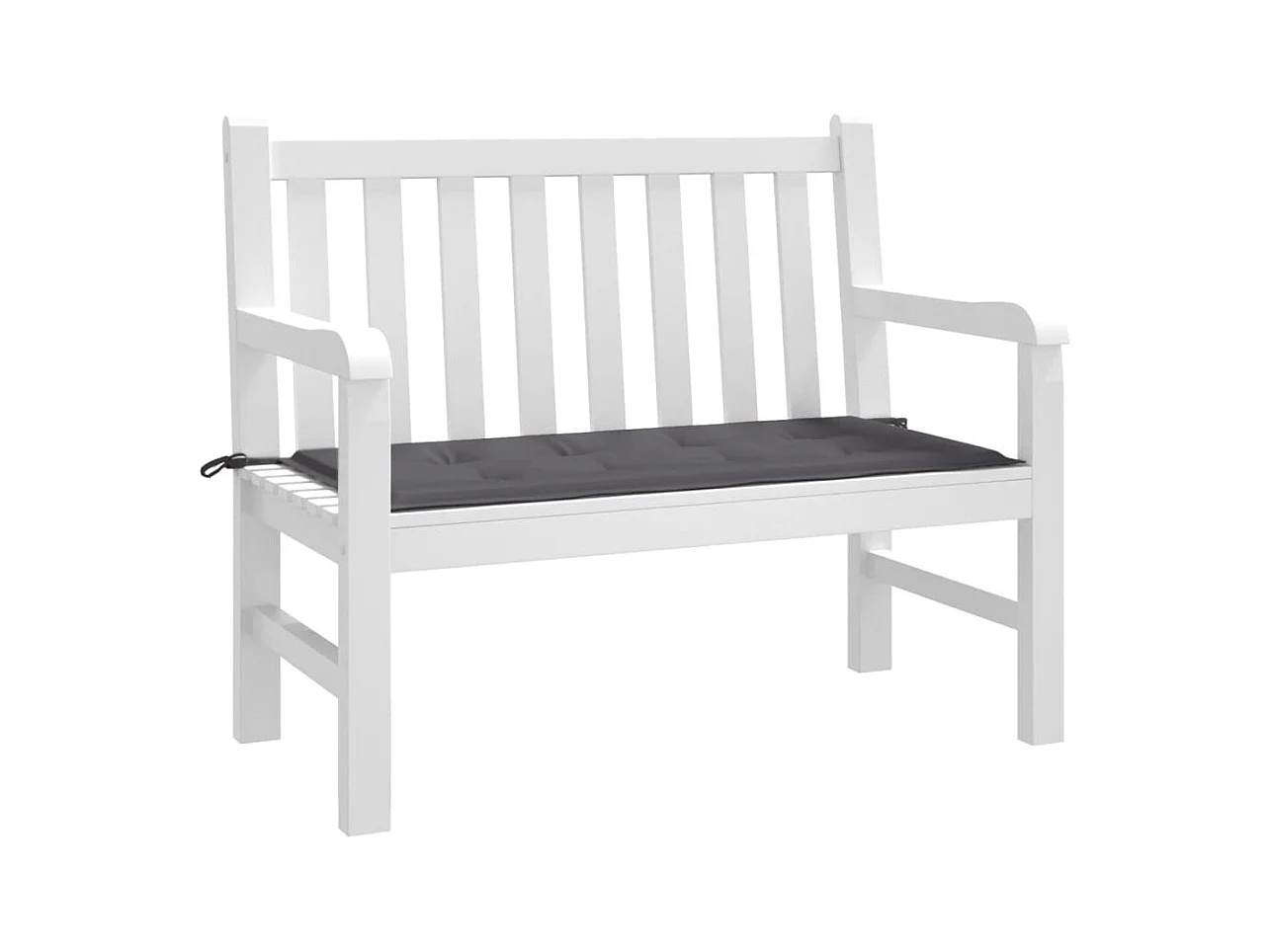 Coussin de banc de jardin anthracite 100x50x3 cm tissu oxford OFR95266