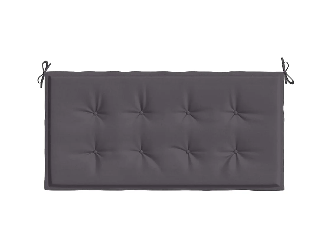 Coussin de banc de jardin anthracite 100x50x3 cm tissu oxford OFR95266