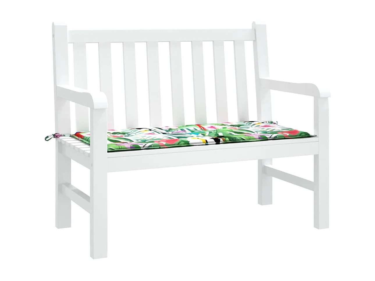 Coussin de banc de jardin multicolore 120x50x3 cm tissu oxford OFR76026
