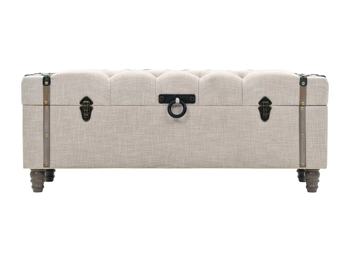 Ensemble de bancs de rangement 3 pcs Bois massif et acier REO64112