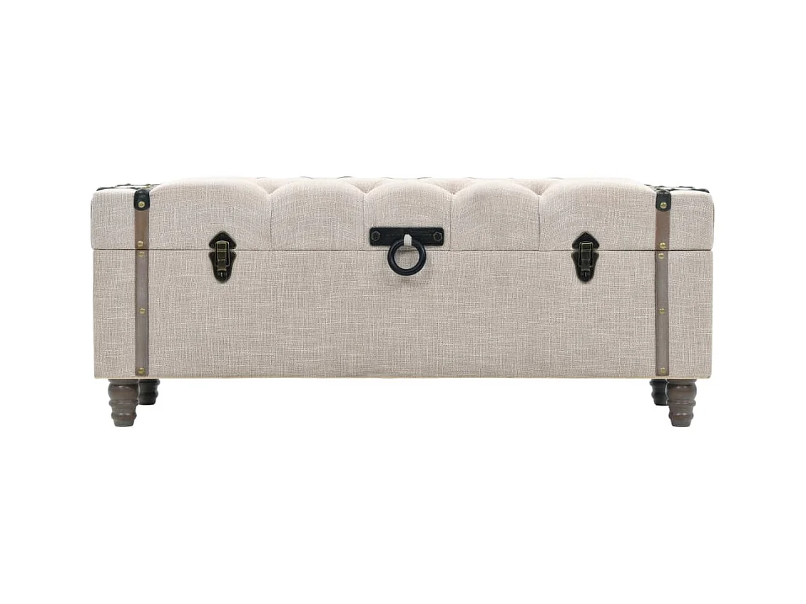 Ensemble de bancs de rangement 3 pcs Bois massif et acier REO64112