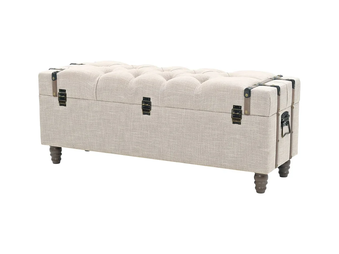 Ensemble de bancs de rangement 3 pcs Bois massif et acier REO64112
