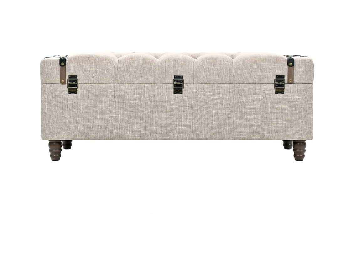 Ensemble de bancs de rangement 3 pcs Bois massif et acier REO64112