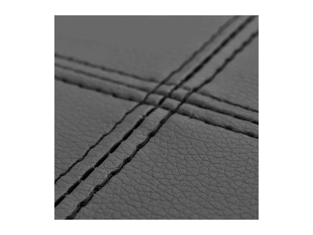 Banco de cuero artificial de alta calidad negro ES520211