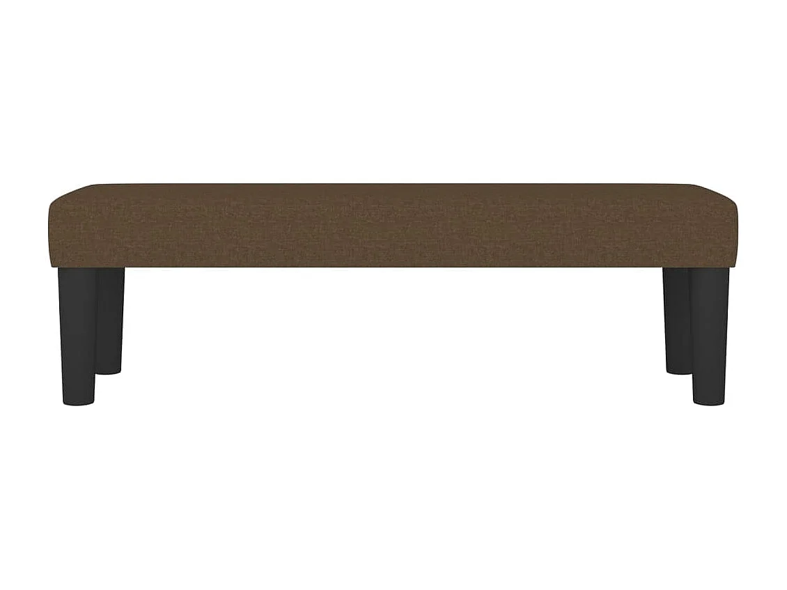 Banc Marron foncé 100x30x30 cm Tissu REO48659