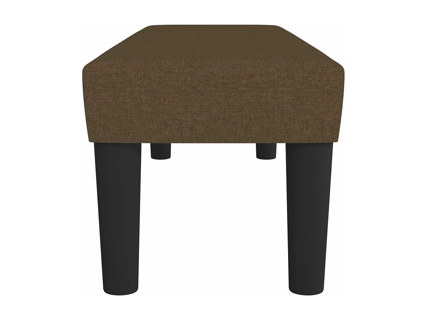 Banc Marron foncé 100x30x30 cm Tissu REO48659