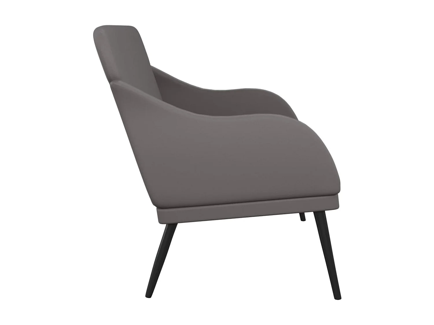 Banc Gris 110x76x80 cm Similicuir REO94392