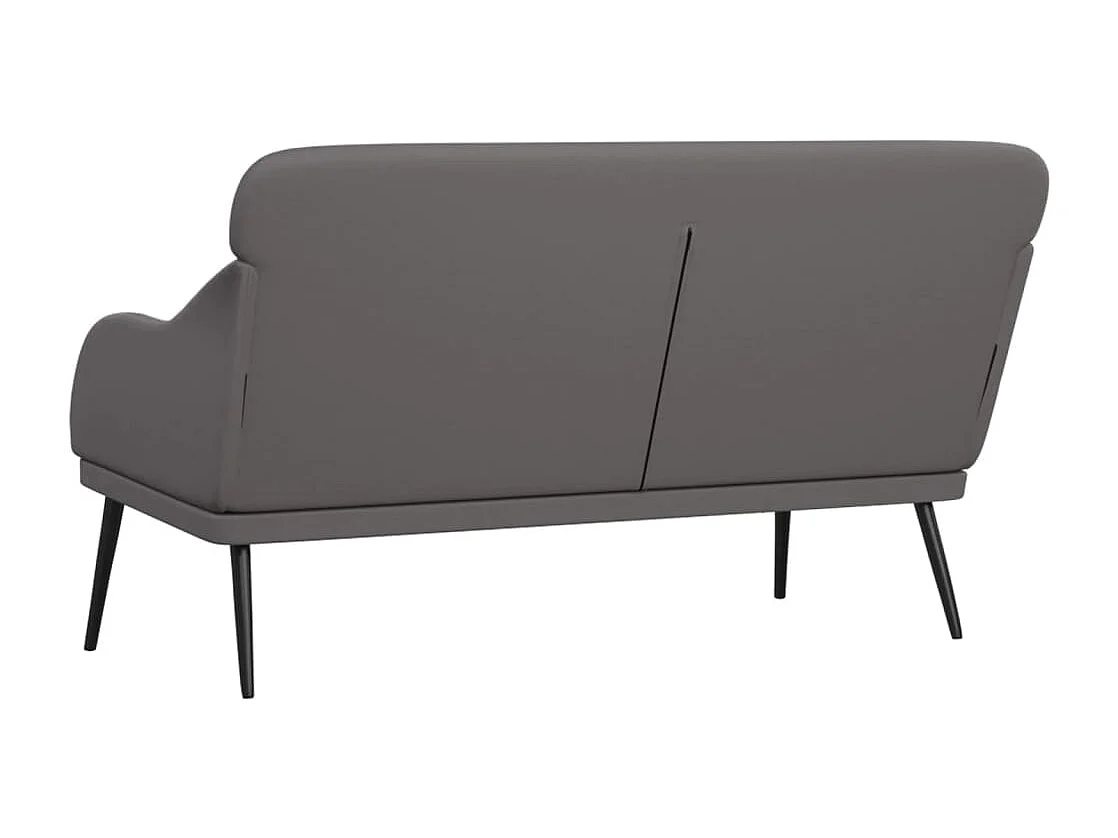 Banc Gris 110x76x80 cm Similicuir REO94392