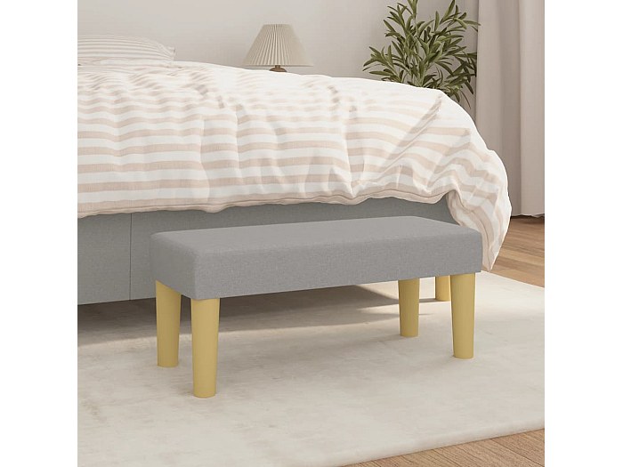 Banc Velours Vert Foncé 70 Cm - Assise Confortable Mousse, Multifonction, Design Moderne Pour Salon Ou Chambre - 5