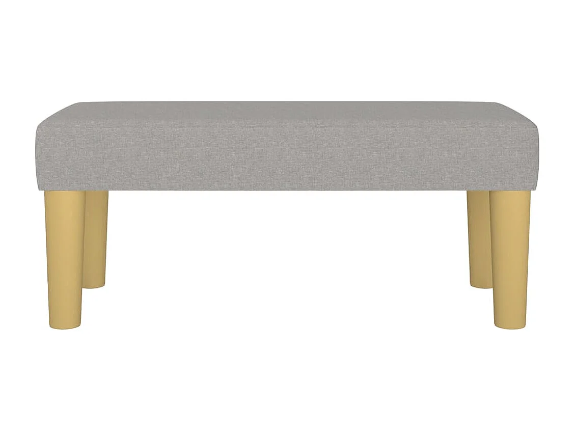 Banc Gris clair 70x30x30 cm Tissu REO63437