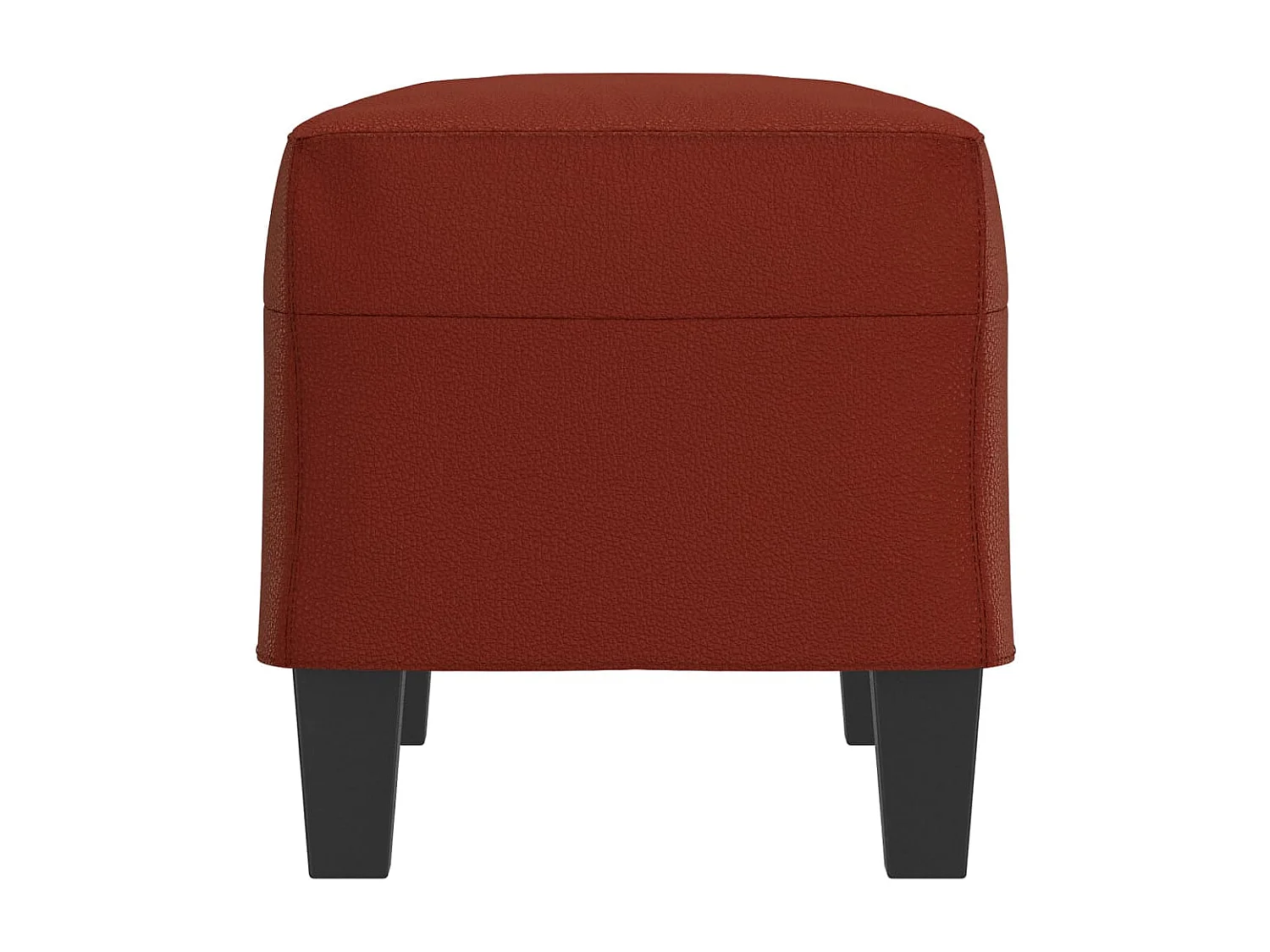 Banc Rouge bordeaux 70x35x41 cm Similicuir REO12213