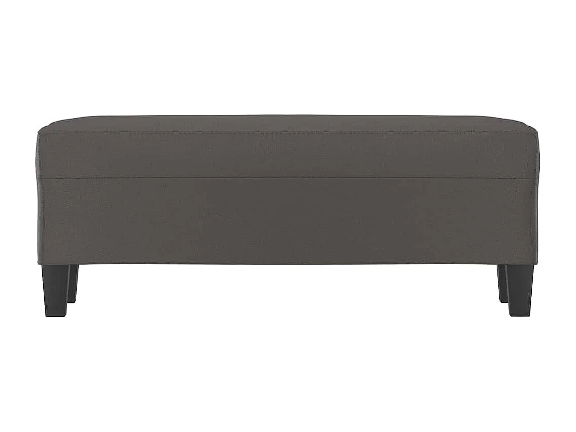 Banc Gris 100x35x41 cm Similicuir REO94823
