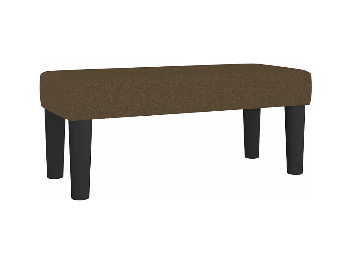 Banc Marron foncé 70x30x30 cm Tissu REO45671