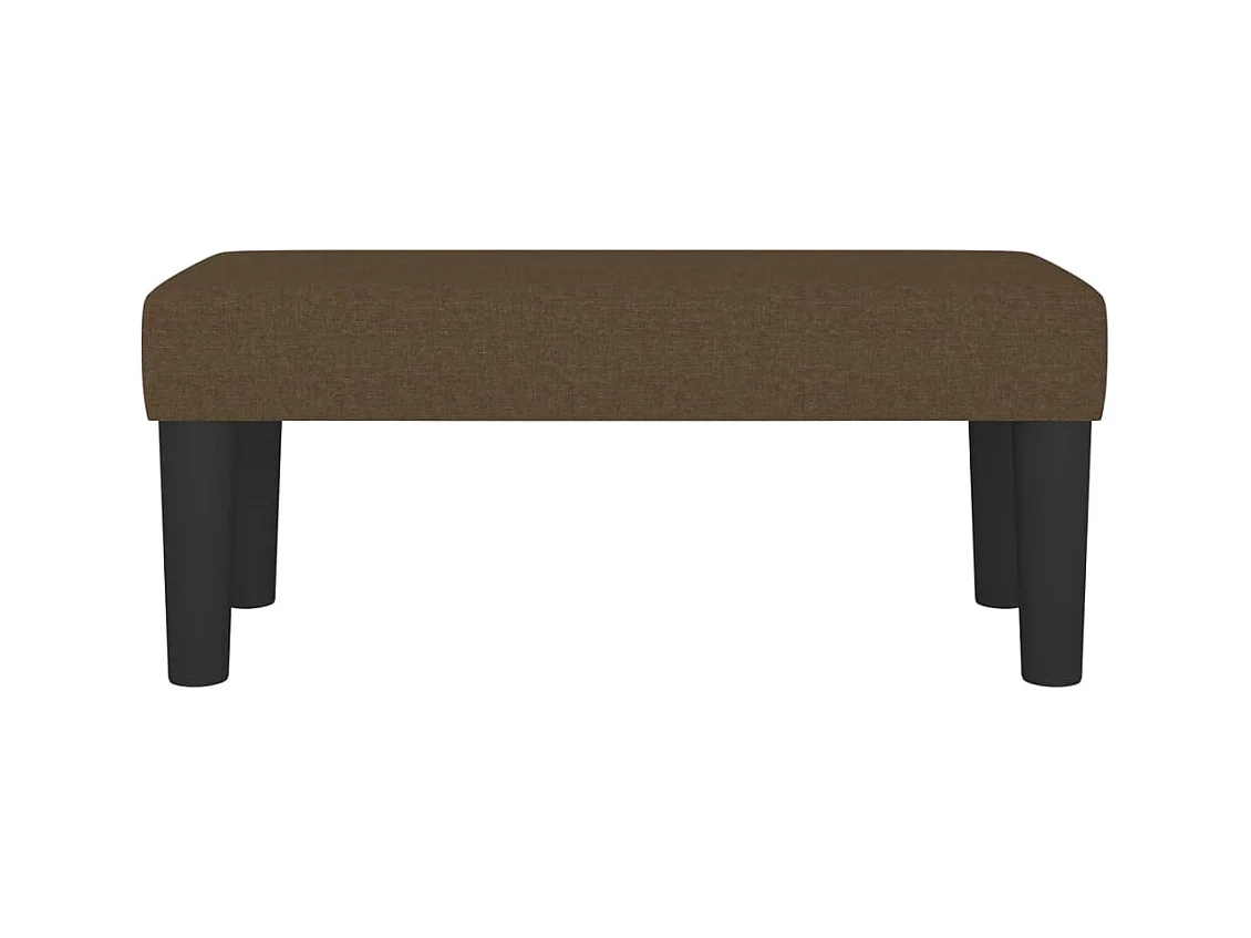 Banc Marron foncé 70x30x30 cm Tissu REO45671