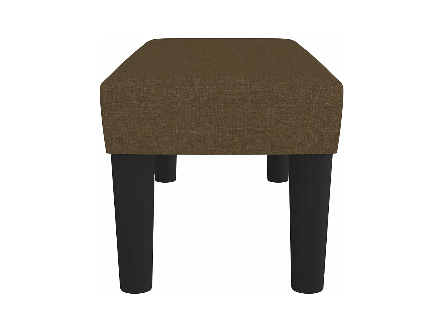 Banc Marron foncé 70x30x30 cm Tissu REO45671