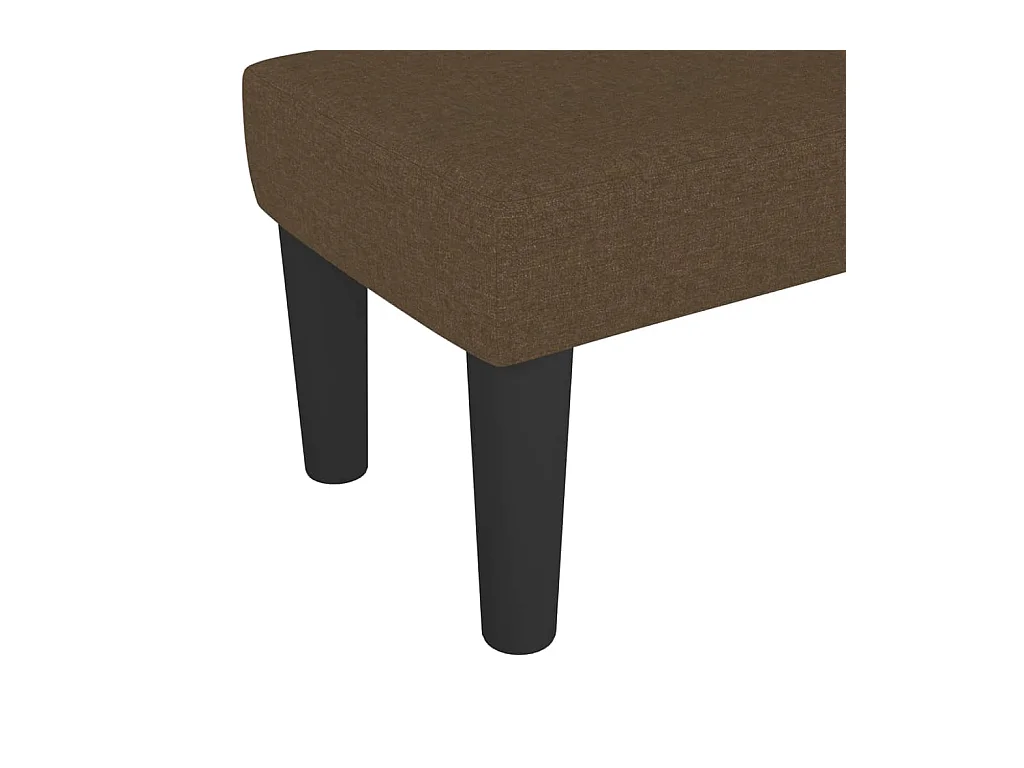 Banc Marron foncé 70x30x30 cm Tissu REO45671