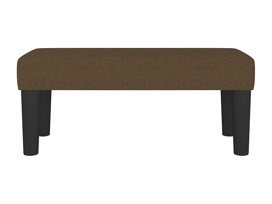 Banc Marron foncé 70x30x30 cm Tissu REO45671