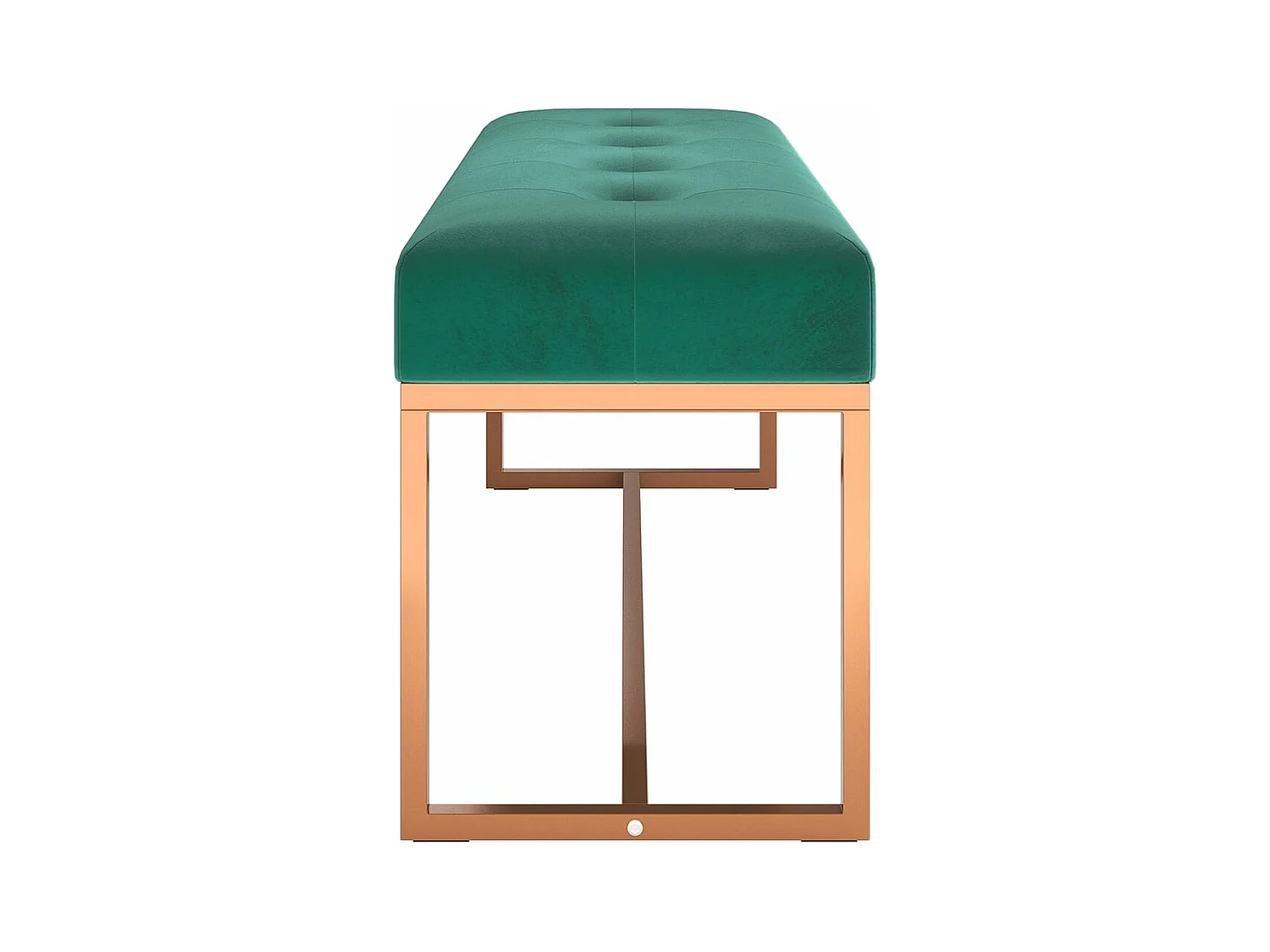 Banco 110x36x45 cm veludo verde-escuro PT757424