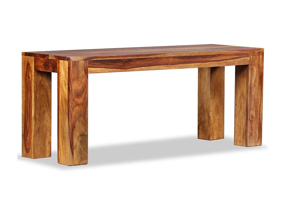 Banco de madera maciza de sheesham 110x35x45 cm ES536040