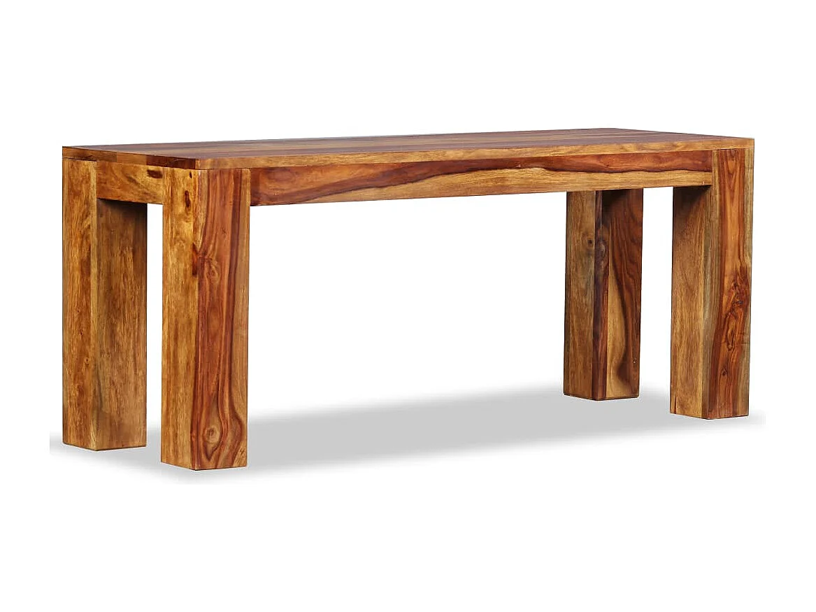 Banco de madera maciza de sheesham 110x35x45 cm ES536040