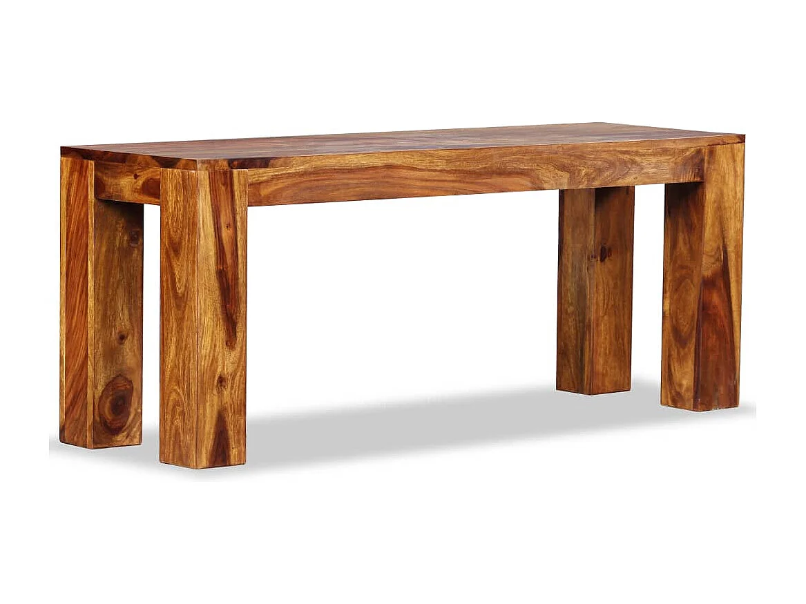 Banco de madera maciza de sheesham 110x35x45 cm ES536040