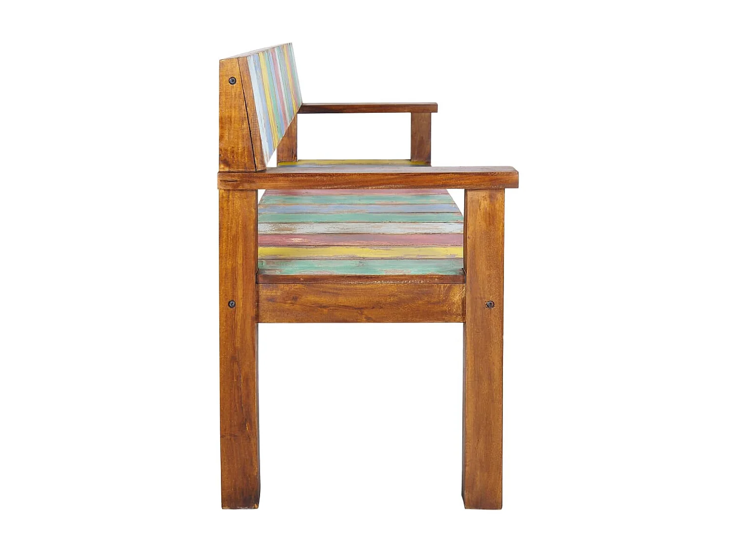 Banco de madera maciza reciclada 115 cm ES909310