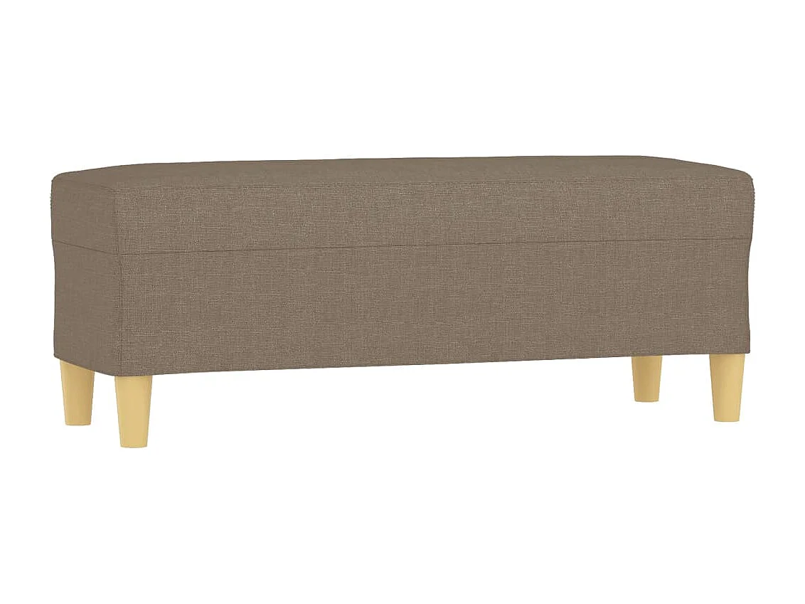 Banc Taupe 100x35x41 cm Tissu REO73283