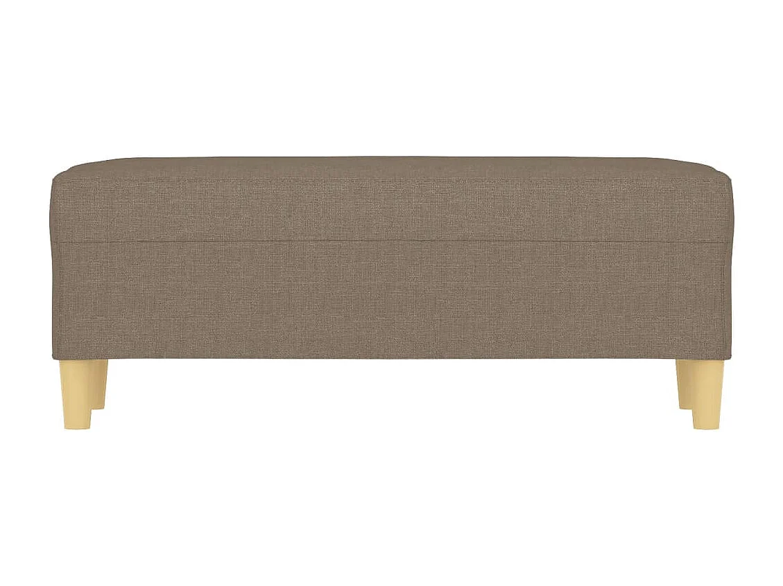 Banc Taupe 100x35x41 cm Tissu REO73283