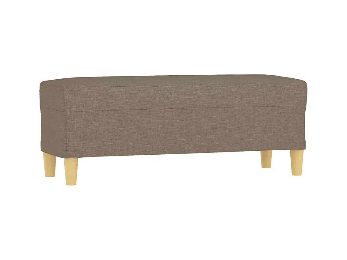 Banc Taupe 100x35x41 cm Tissu REO73283