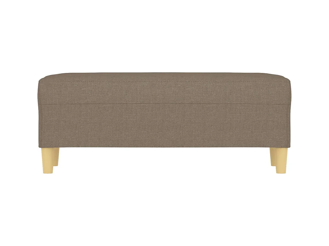 Banc Taupe 100x35x41 cm Tissu REO73283