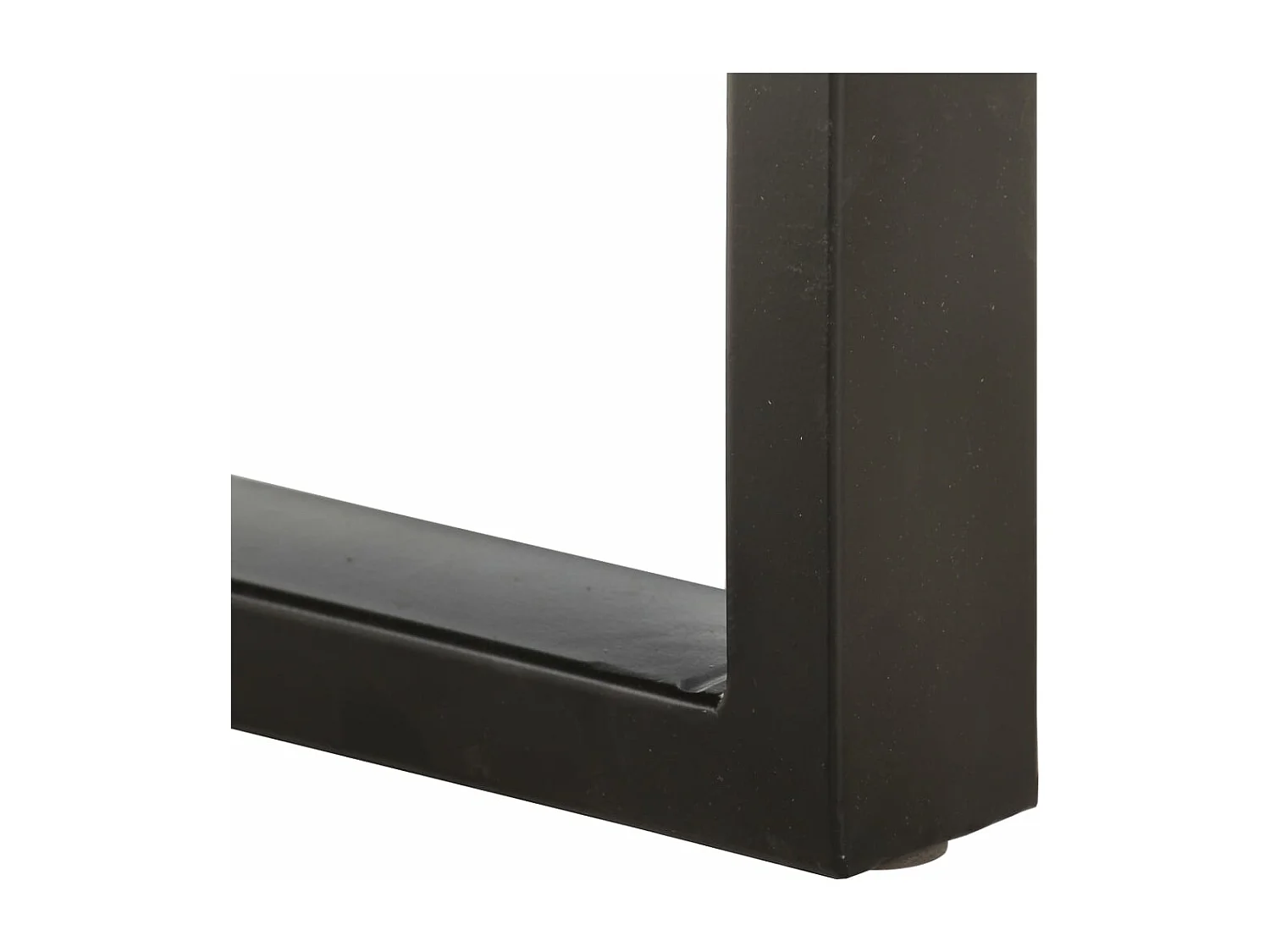 Bankje 110 cm massief gerecycled hout en staal NL518087