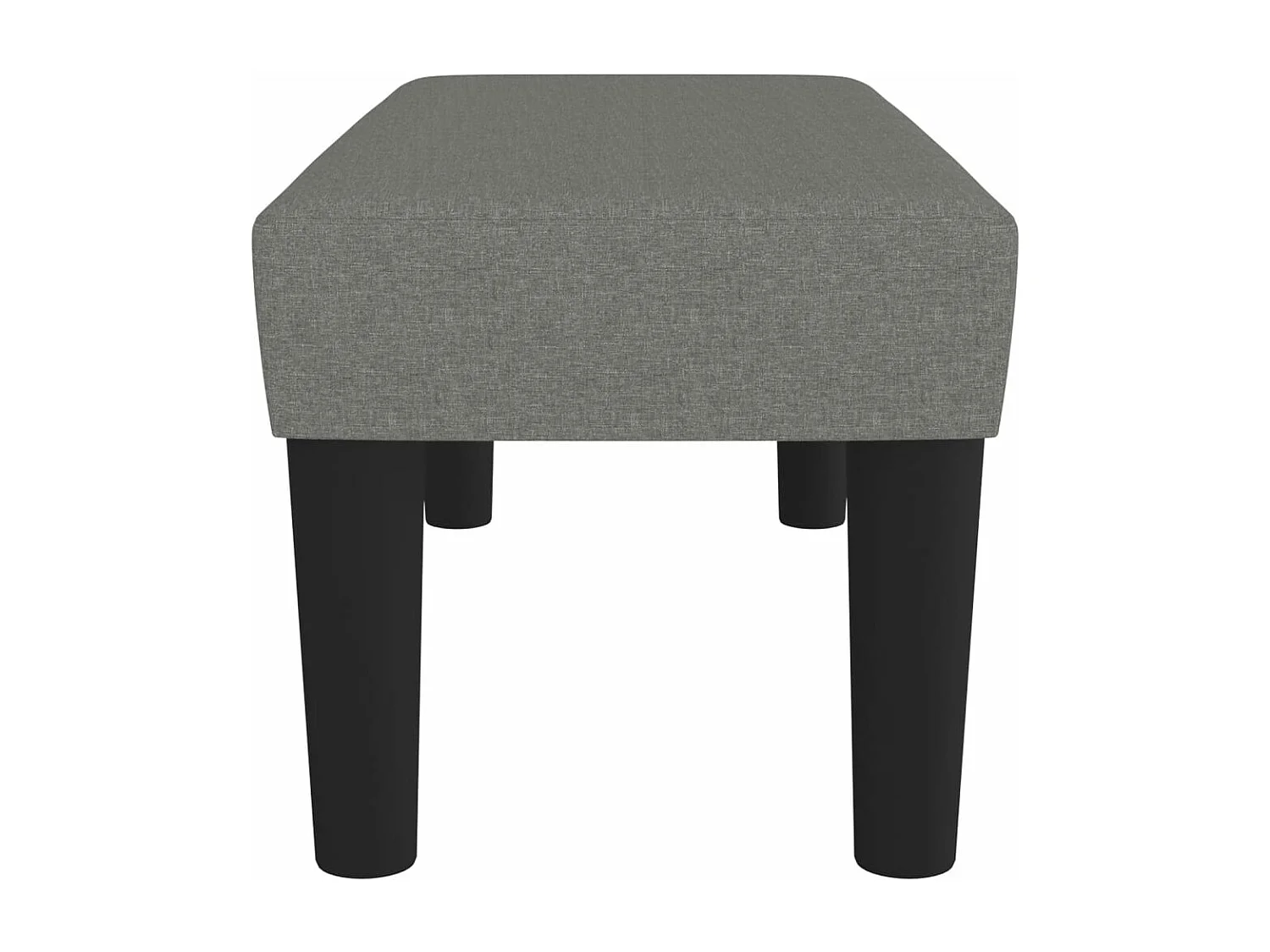 Banc Gris foncé 70x30x30 cm Tissu REO27187