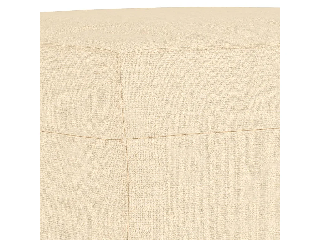 Banc Crème 100x35x41 cm Tissu REO15433