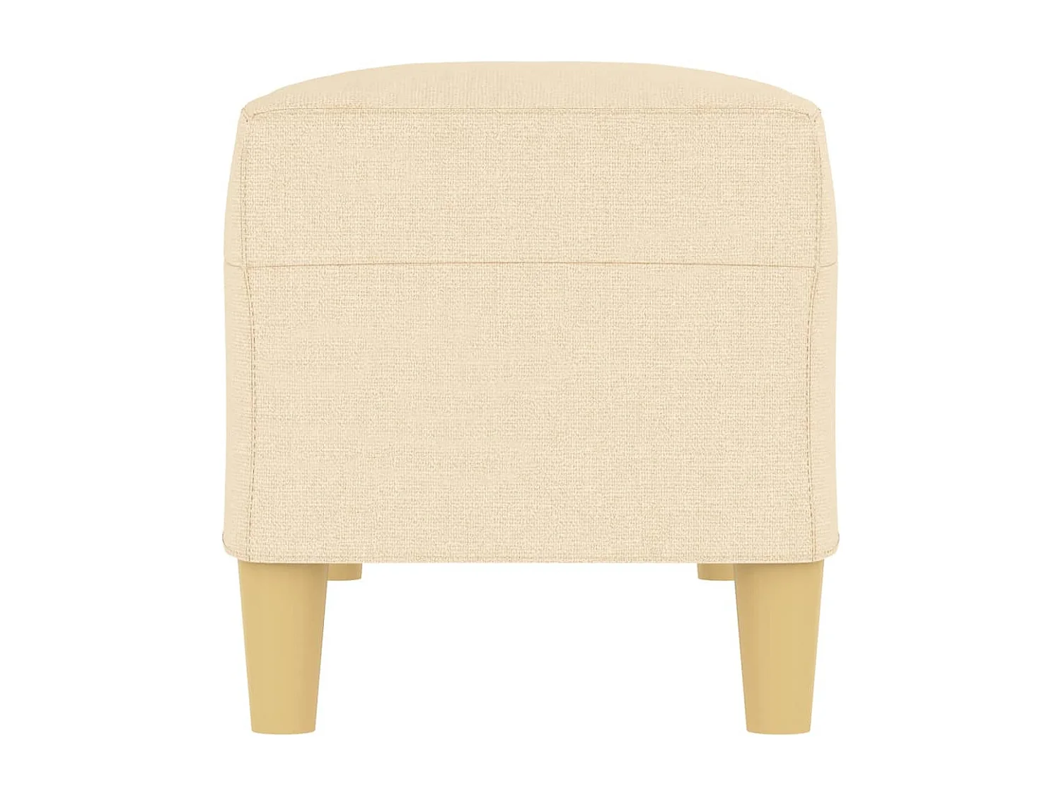 Banco 100x35x41 cm tecido cor creme PT980796