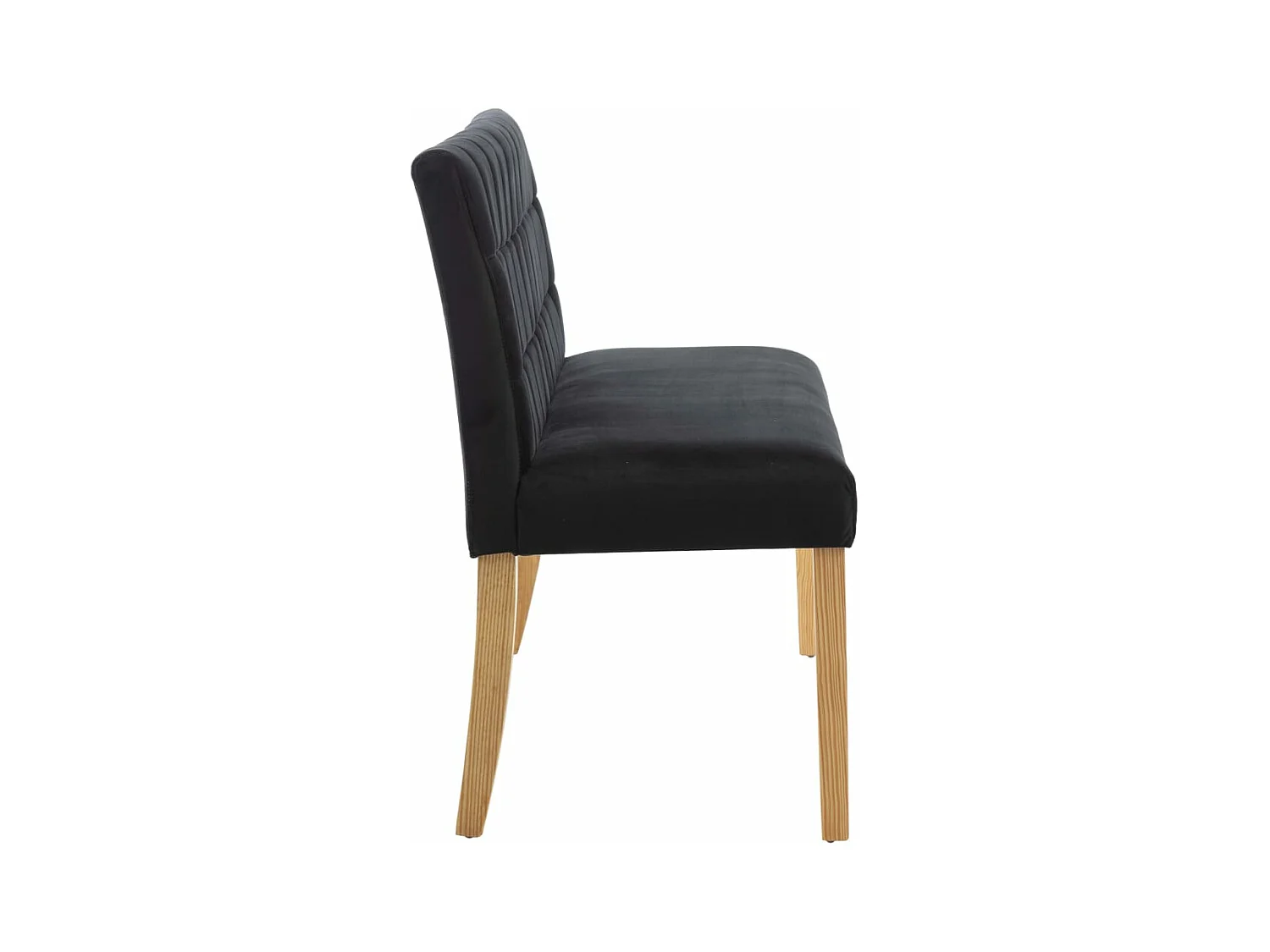 Banc 140 cm Noir Velours REO33001
