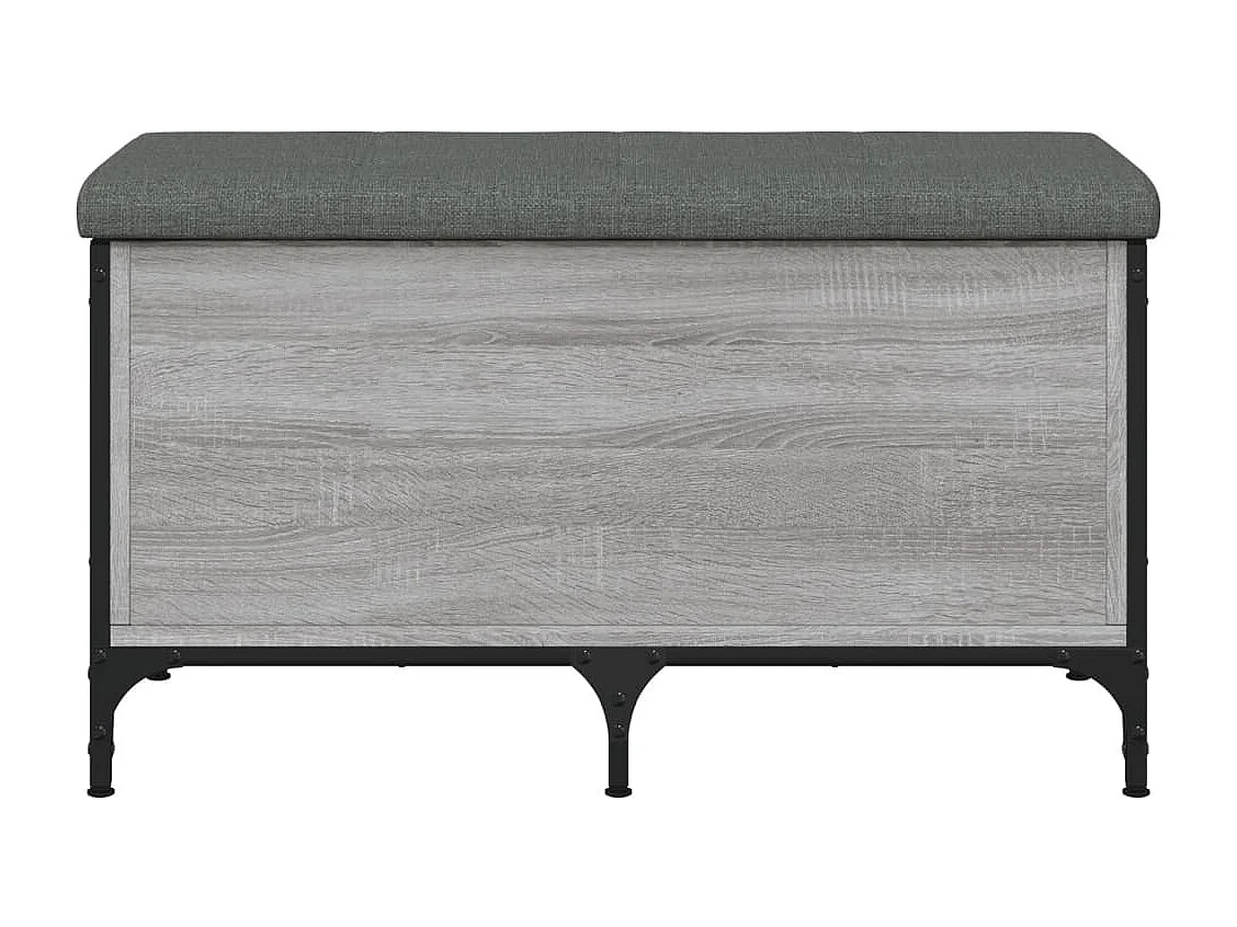 Banc de rangement sonoma gris 82x42x45 cm Bois d'ingénierie REO24213