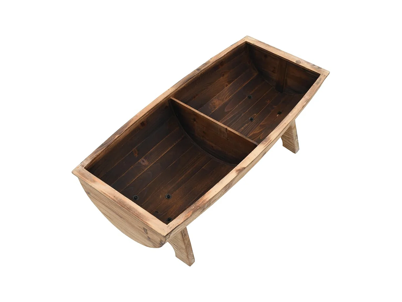 Opbergbankje 103x51x44 cm massief hout en stof NL763567