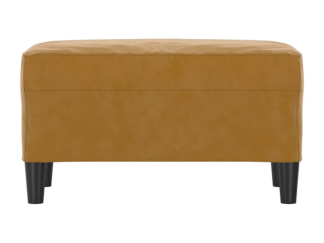 Banc Marron 70x35x41 cm Velours REO88235