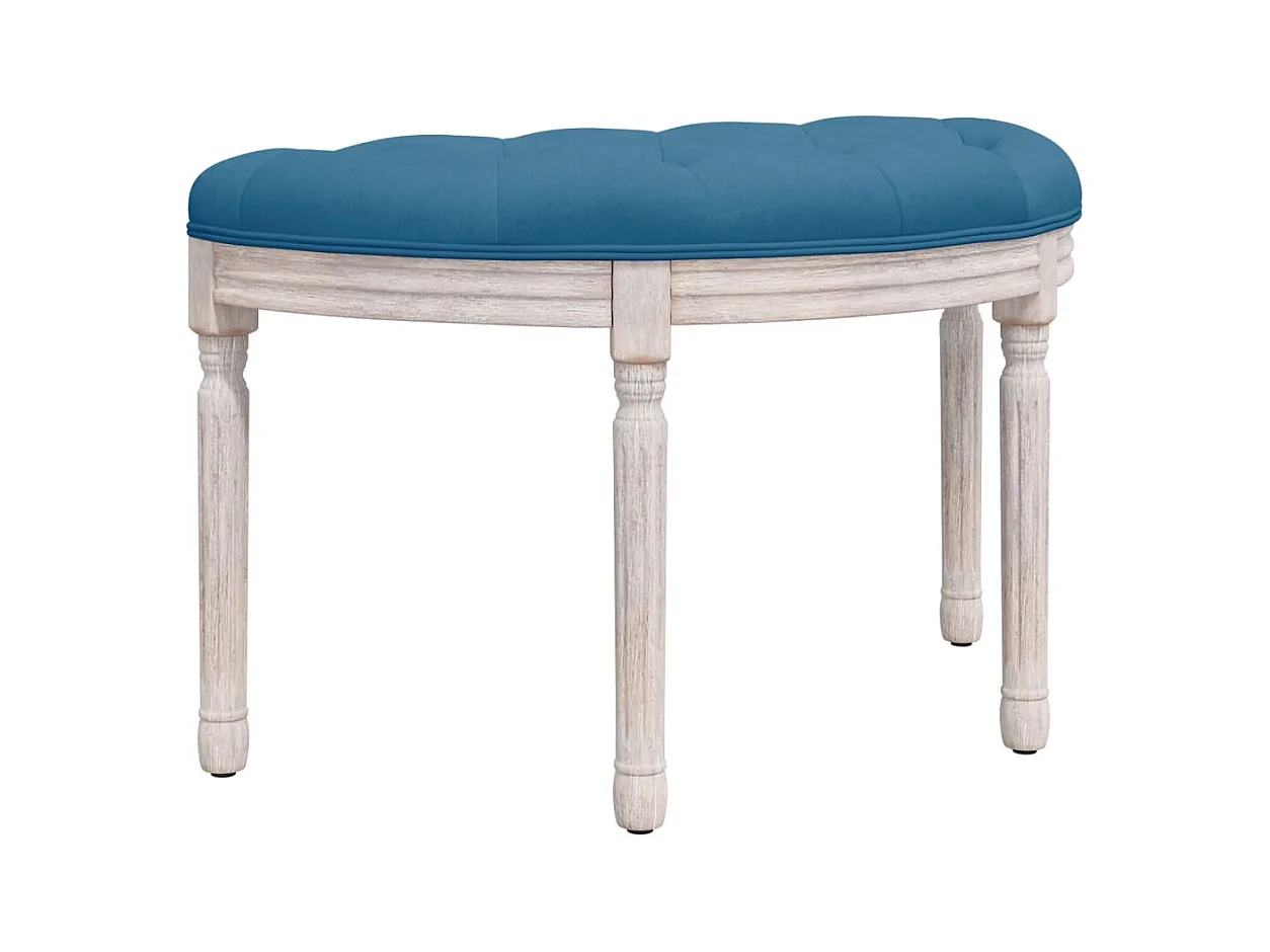 Bankje 81,5x41x49 cm fluweel blauw NL454492