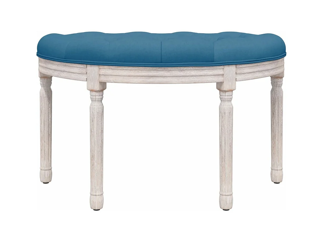 Bankje 81,5x41x49 cm fluweel blauw NL454492