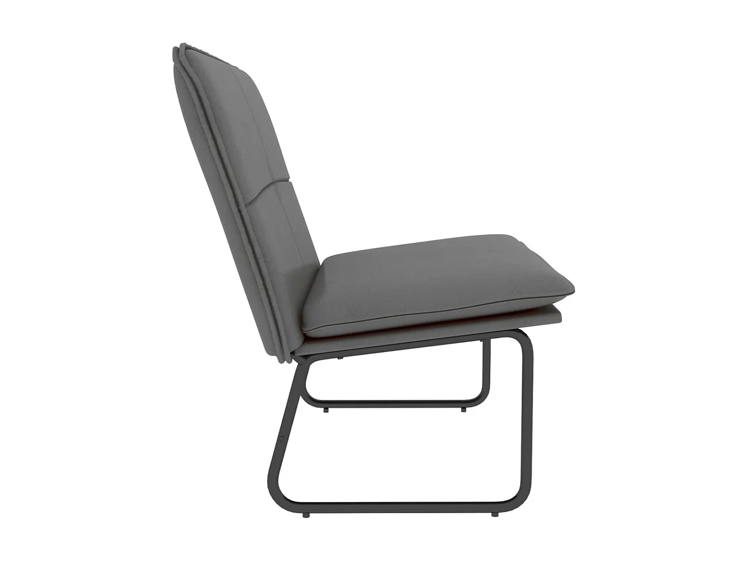 Banc Gris 100x75x76 cm Similicuir REO26613