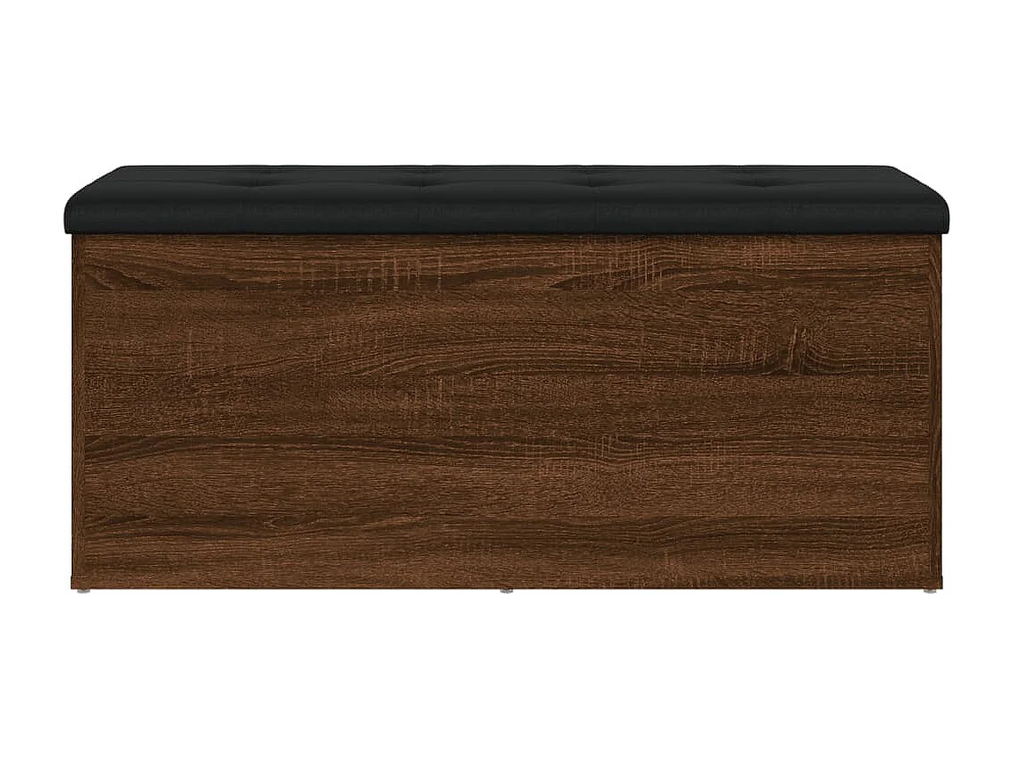 Banc de rangement chêne marron 102x42x45 cm bois d'ingénierie REO93942