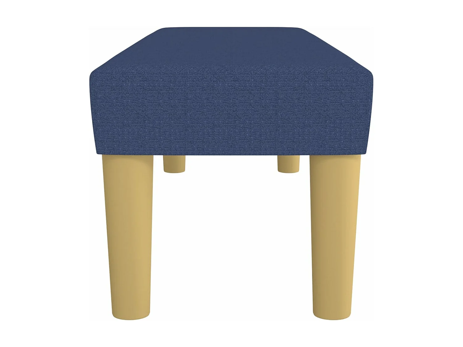 Bankje 100x30x30 cm stof blauw NL433759