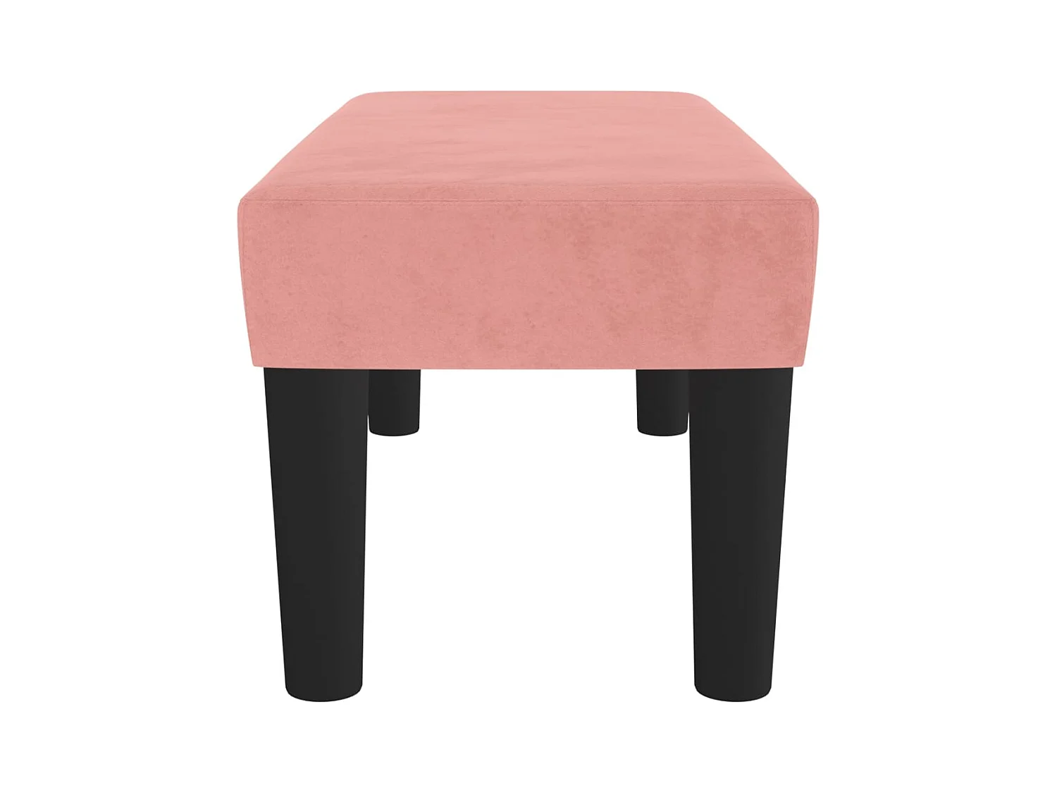 Banco 70x30x30 cm veludo rosa PT554698