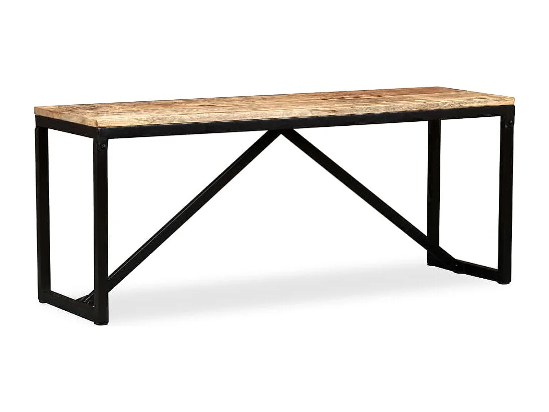 Banc 110 x 35 x 45 cm Bois de manguier massif REO97373