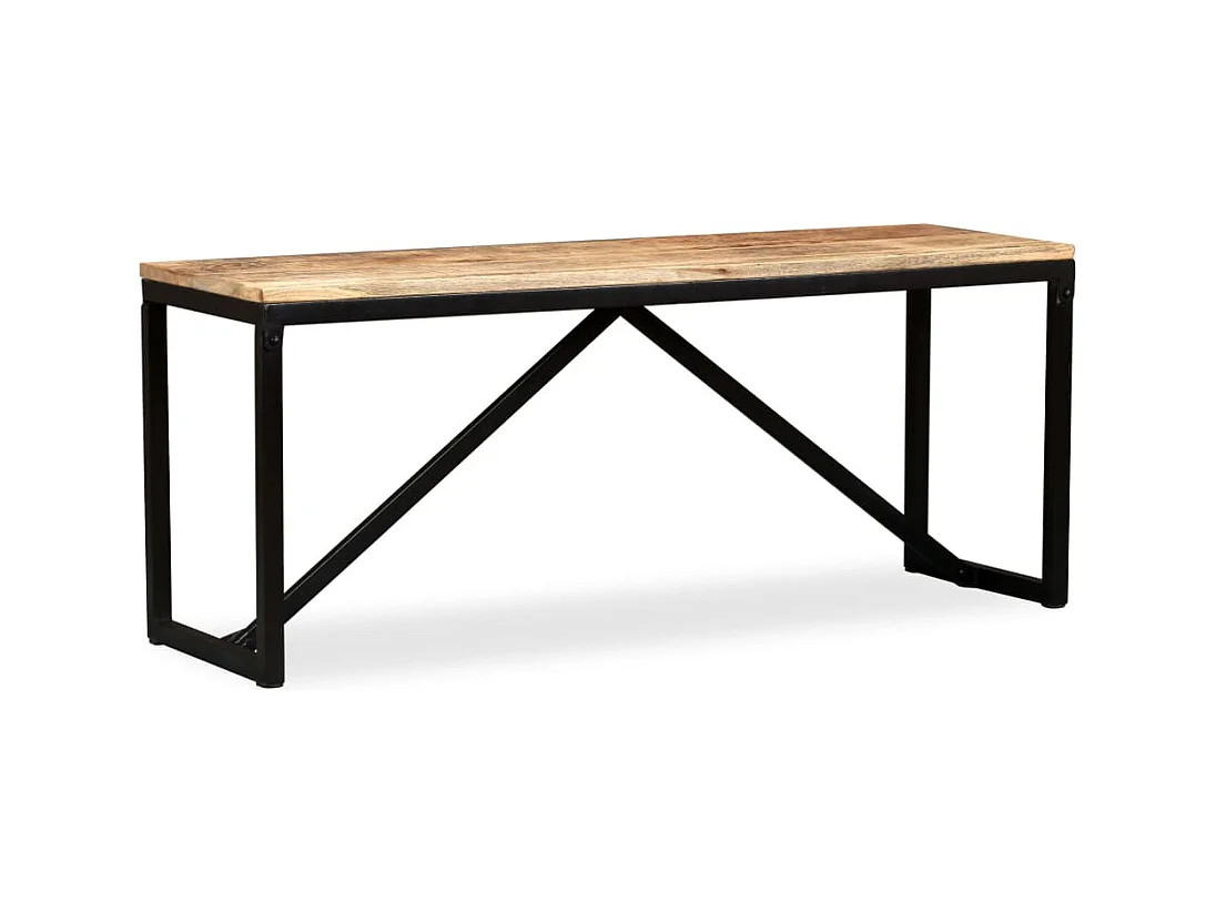 Banc 110 x 35 x 45 cm Bois de manguier massif REO97373